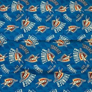 Oklahoma City Thunder OKC NBA Cotton Fabric